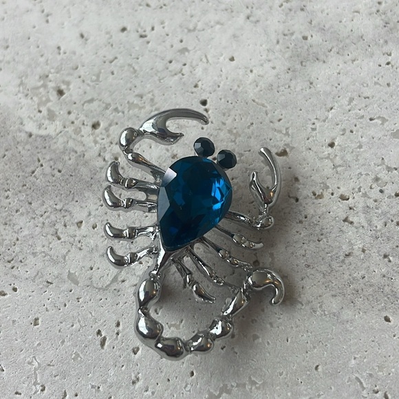 Macy's Jewelry - Scorpion brooch with rhinestones